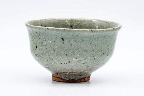 Japanese Matcha Bowl - 芳野俊通 Toshimichi Yoshino - 鳳窯 Otori Kiln - Green Speckled Chawan - 200ml