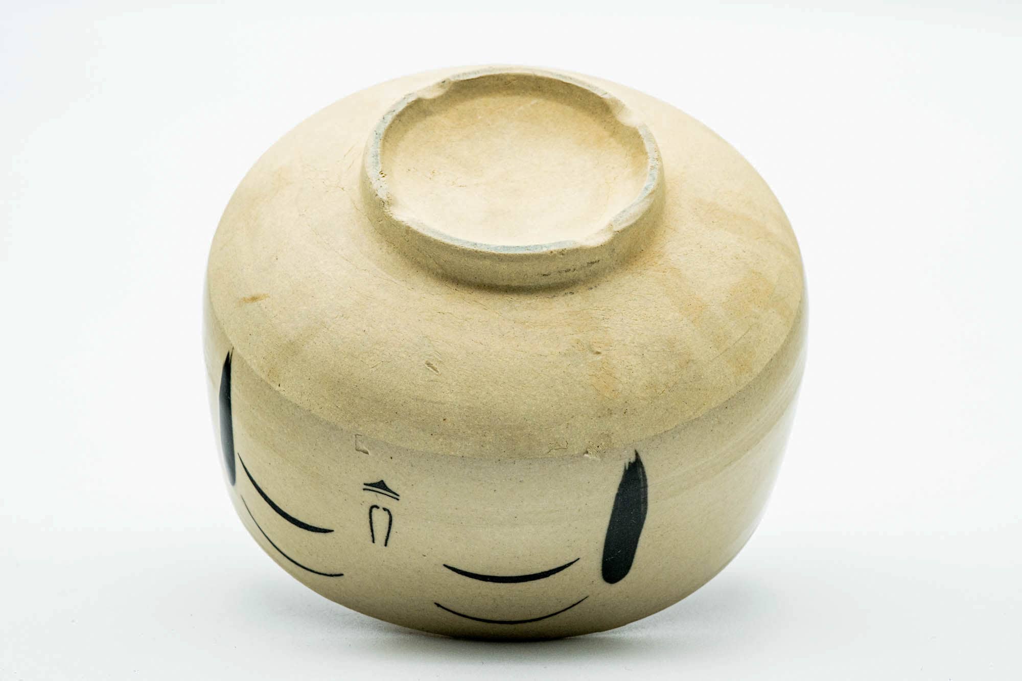 Japanese Matcha Bowl - Smiling Face Wan-nari Chawan - 300ml