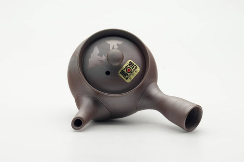 Japanese Kyusu - Bird Embossed Banko-yaki Mesh Filter Teapot - 180ml