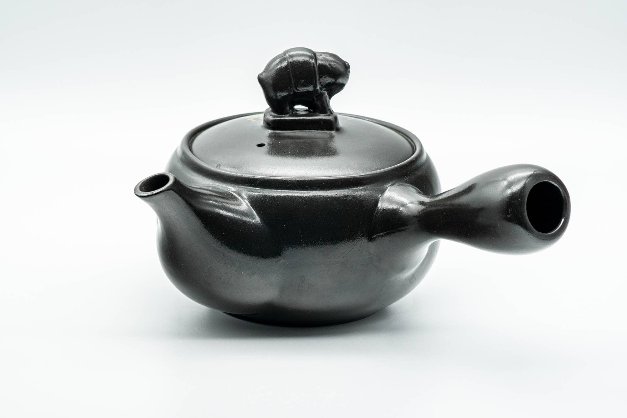 Japanese Kyusu - Year of the Pig Black Kurodei Tokoname-yaki Teapot - 360ml