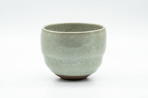 Japanese Teacup - Sage Green Celadon Snowflake Glazed Yunomi - 220ml