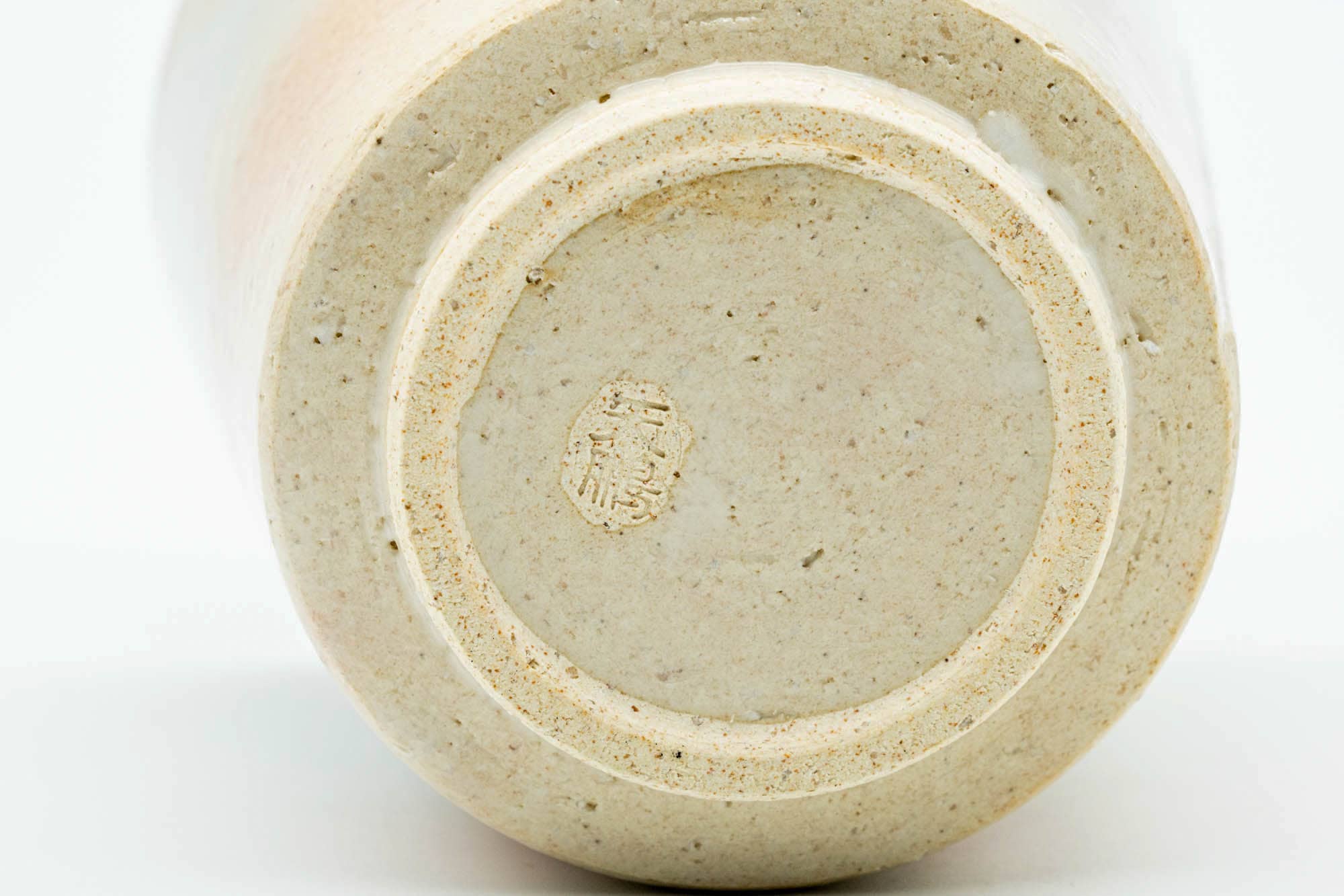 Japanese Teacup - Beige Pink Gohonte Glazed Hagi-yaki Yunomi - 200ml