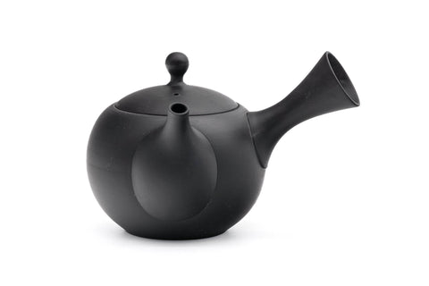 Black Kokudei Tokoname Mesh Filter Teapot - 300ml