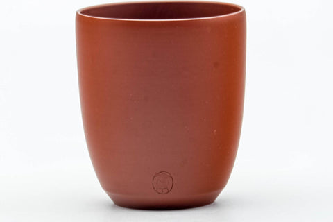 Japanese Teacup - Smooth Red Shudei Tokoname-yaki Yunomi - 120ml