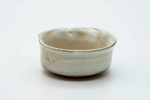 Japanese Katakuchi - Small Milky White Glazed Water Cooler - 100ml