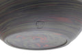 Tezumi — Japanese Katakuchi - Dark Green Nerikomi Handleless Yuzamashi - 205ml — side view