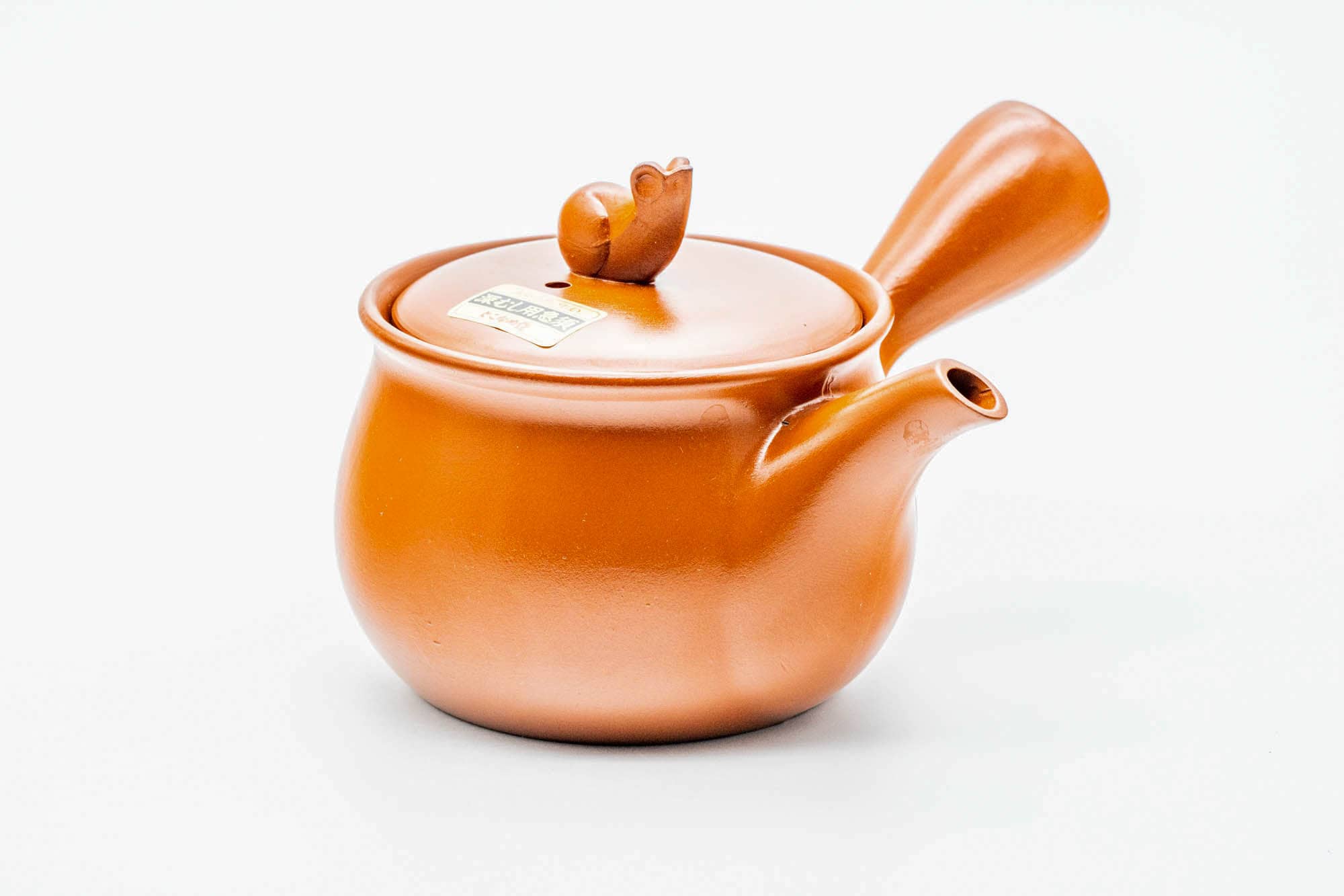 Japanese Kyusu - Rat Zodiac Tokoname-yaki Mesh Teapot - 340ml