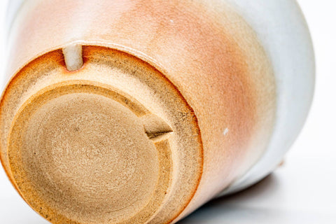 Japanese Teacups - Pair of Drip-Glazed Hagi-yaki Yunomi - 130ml