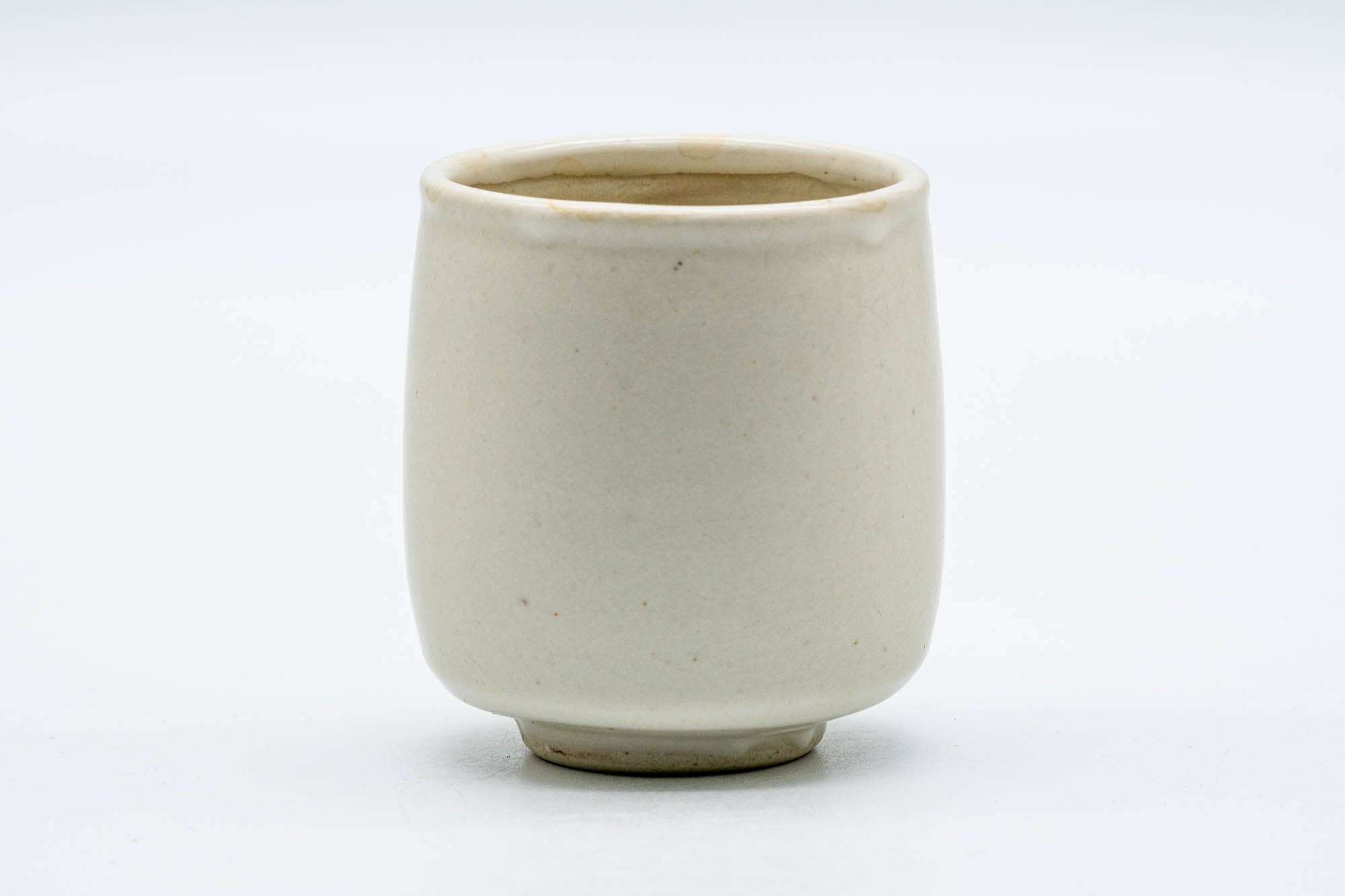 Japanese Teacup - White Glazed Yunomi - 140ml