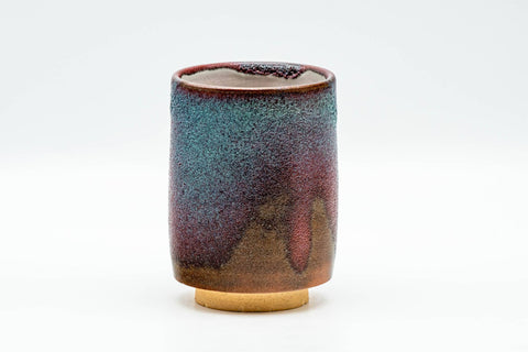 Japanese Teacup - Blue Purple Galaxy Glazed Yunomi - 110ml