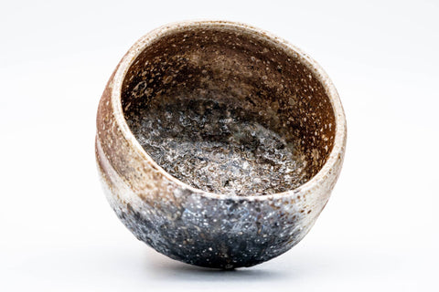Japanese Matcha Bowl - 喜山 Kiyama - Ash Glazed Shigaraki-yaki Chawan - 300ml
