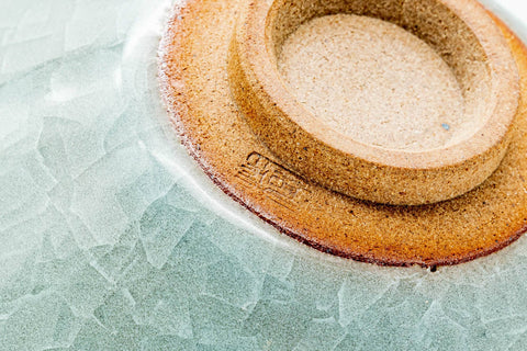 Japanese Matcha Bowl - Kawai Masaki 川合正樹 - Celadon Glazed Tenmoku-gata Chawan