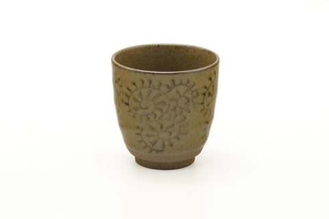 Japanese Teacup - Patterned Swirls Yunomi - 160ml