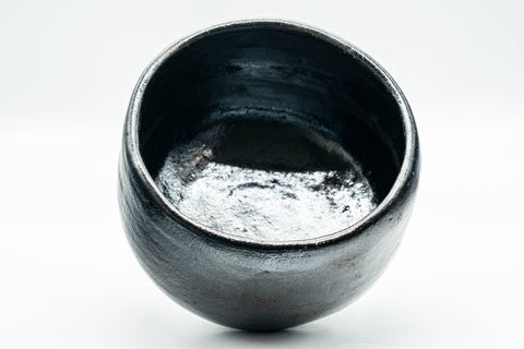 Japanese Matcha Bowl - Black Raku Wabi-Sabi Chawan - 400ml