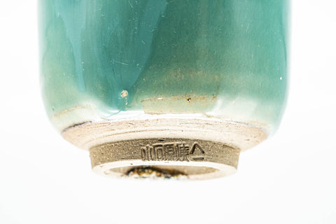 Japanese Teacup - Green Glazed Agano-yaki Yunomi - 160ml - Tezumi