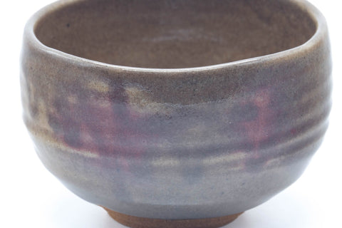Japanese Matcha Bowl - Brown Purple Wabi-Sabi Chawan - 500ml