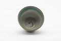 Tezumi — Japanese Teacup - Green White Drip-Glazed Agano-yaki Yunomi - 150ml — three-quarter view