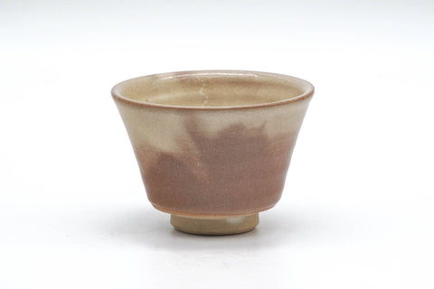 Japanese Teacup - Beige Milky Glazed Hagi-yaki Yunomi - 90ml