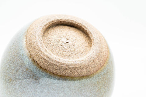 Japanese Teacup - Green Yellow Drip-Glazed Yunomi - 85ml