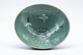Tezumi — Korean Matcha Bowl - 황렌제/黄仁哲 Hwang Ren-je - Unkaku Green Celadon Chawan - 150ml — top-down view of the interior