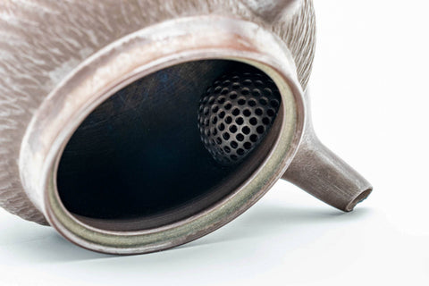 Japanese Kyusu - Engraved Tochiri Banko-yaki Debeso Teapot - 180ml