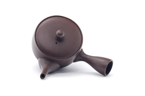 Japanese Kyusu - Brown Tokoname Mesh Teapot - 340ml