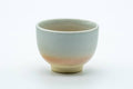 Tezumi — Japanese Teacup - 天鵬山 Tsubaki Kiln - Classic Beige Hagi-yaki Yunomi - 80ml — front view