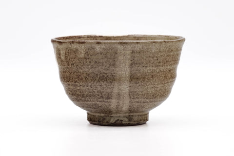 Beige Glazed Rokurome Tokoname Matcha Bowl