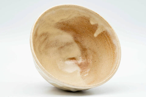 Japanese Matcha Bowl - 廣瀬淡雅 Tamasa Hirose - Beige Ido-gata Hagi-yaki Chawan - 300ml