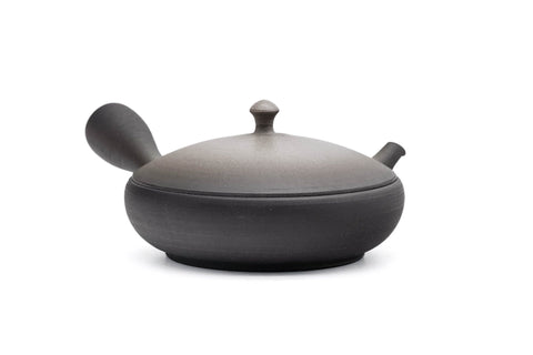 Grey Gradient Tokoname Flat Teapot - 100ml