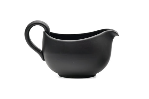 Black Tokoname-yaki Rear-Handled Yuzamashi - 320ml