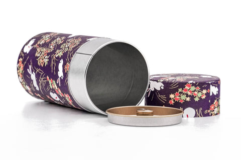 Purple Rabbit Washi Tea Canister - 200g