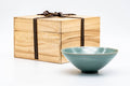 Tezumi — Korean Matcha Bowl - 황렌제/黄仁哲 Hwang Ren-je - Unkaku Green Celadon Chawan - 150ml — front view