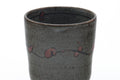 Tezumi — Japanese Teacup - Deep Green Wabi Yunomi - 215ml — tipped to show the interior