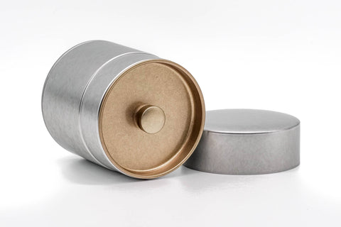 Silver Metal Tea Canister - 100g