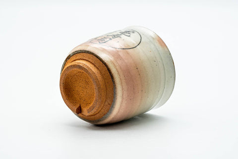 Japanese Teacup - Large Kanji Emblemed Hagi-yaki Yunomi - 250ml