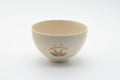 Tezumi — Japanese Matcha Bowl - Geometric Emblemed Kyo-yaki Chawan - 300ml — front view from another angle