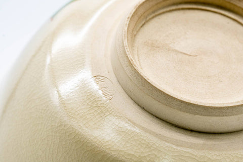 Japanese Matcha Bowl - 西尾瑞豊 Nishio Zuiho - Red Peony Kyo-yaki Chawan - 500ml