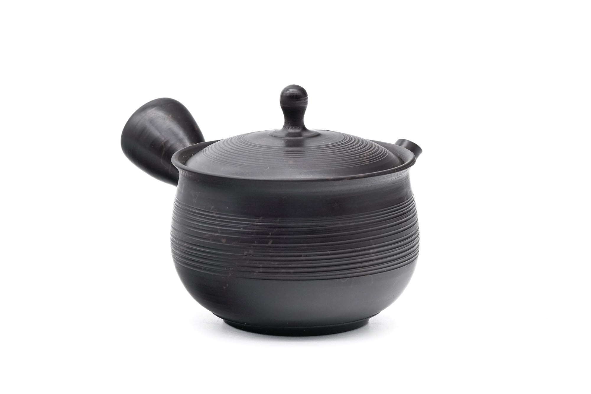 Japanese Kyusu - 玉龍 Gyokuryu Umehara - Benishibori Tokoname-yaki Spiraling Teapot - 220ml