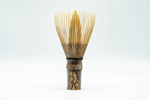 Japanese Chasen - 翠華園 Suikaen - Kurotake Dark Bamboo Shin Matcha Whisk - Tezumi