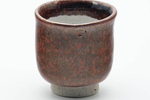 Japanese Teacup - Brown Red Speckled Yunomi - 100ml