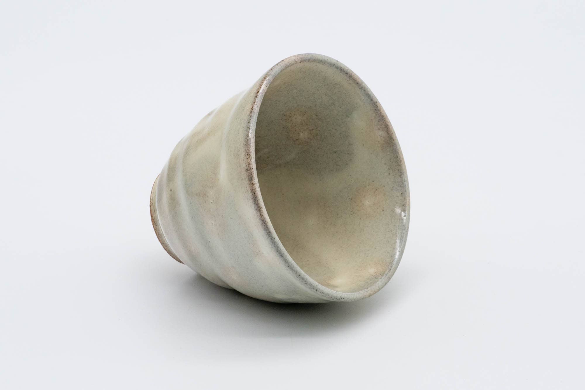 Japanese Teacup - Drip-Glazed Gohonte Rokurome Mino-yaki Yunomi - 130ml