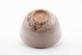 Tezumi — Japanese Matcha Bowl - Beige Milky Drip-Glazed Hagi-yaki Chawan - 350ml — top-down view of the interior