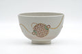 Tezumi — Japanese Matcha Bowl - Decorated Geometric Ornaments Kyo-yaki Chawan - 250ml — top-down view of the interior