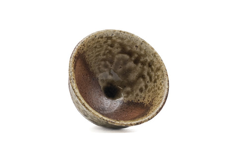 Japanese Teacup - Ash Green Glazed Shigaraki-yaki Yunomi - 90ml