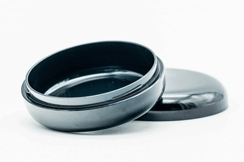 Japanese Kogo - Black Plastic Incense Container - 40ml