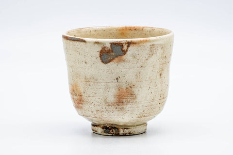 Japanese Matcha Bowl - 平安西山 Heian Nishiyama - 西山窯 Nishiyama Kiln - Kohiki Glazed Cranes Kiyomizu-yaki Chawan - 250ml