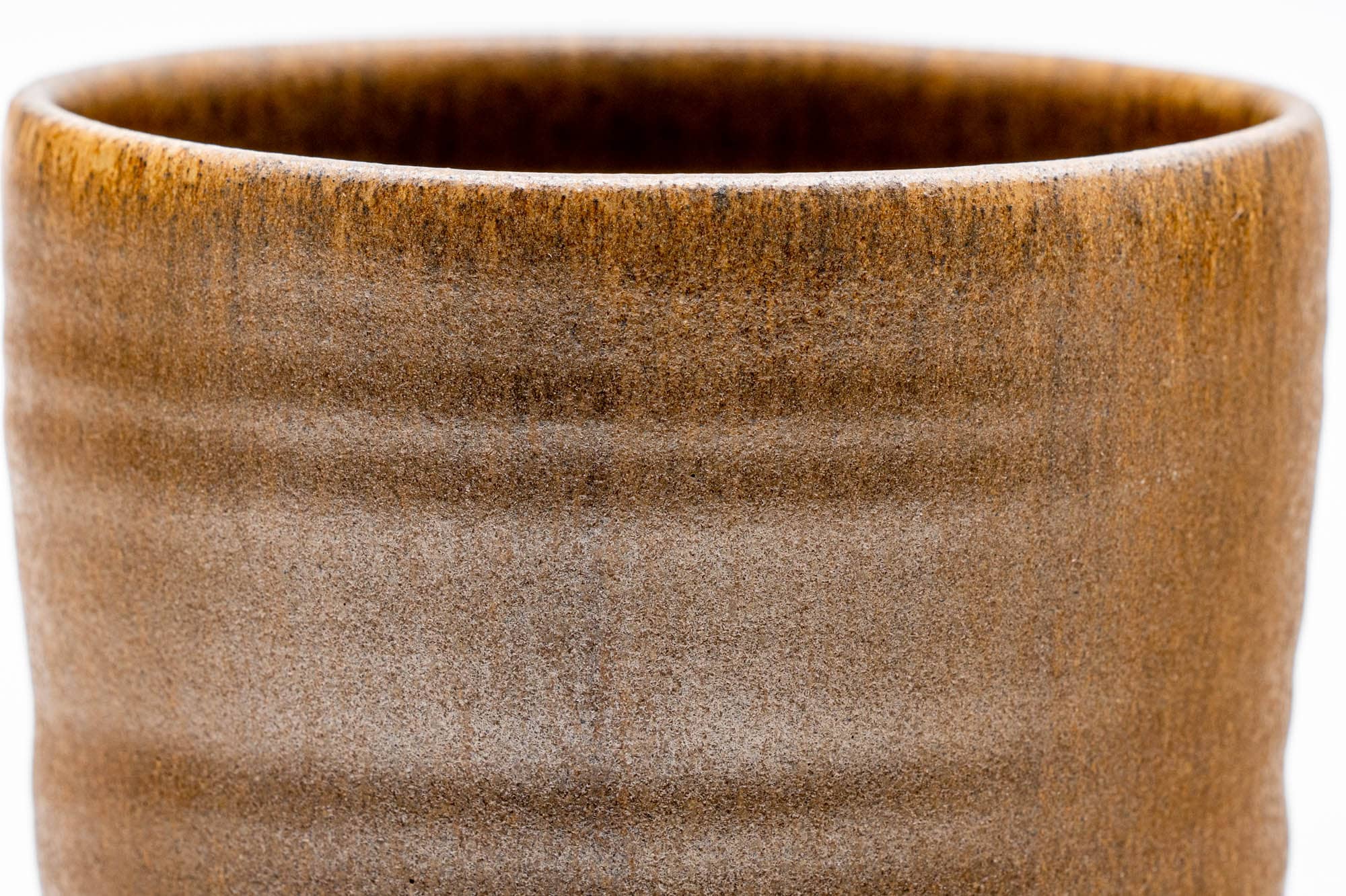 Japanese Matcha Bowl - 谷口良三 Ryōzō Taniguchi - Sonami-yū Umber Glazed Kyo-yaki Chawan - 150ml