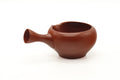 Tezumi — Japanese Yuzamashi - Smooth Red Shudei Water Cooler - 410ml — tipped to show the interior