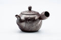 Tezumi — Japanese Kyusu - Engraved Birds Banko-yaki Ceramic Teapot - 150ml — top-down view of the lid